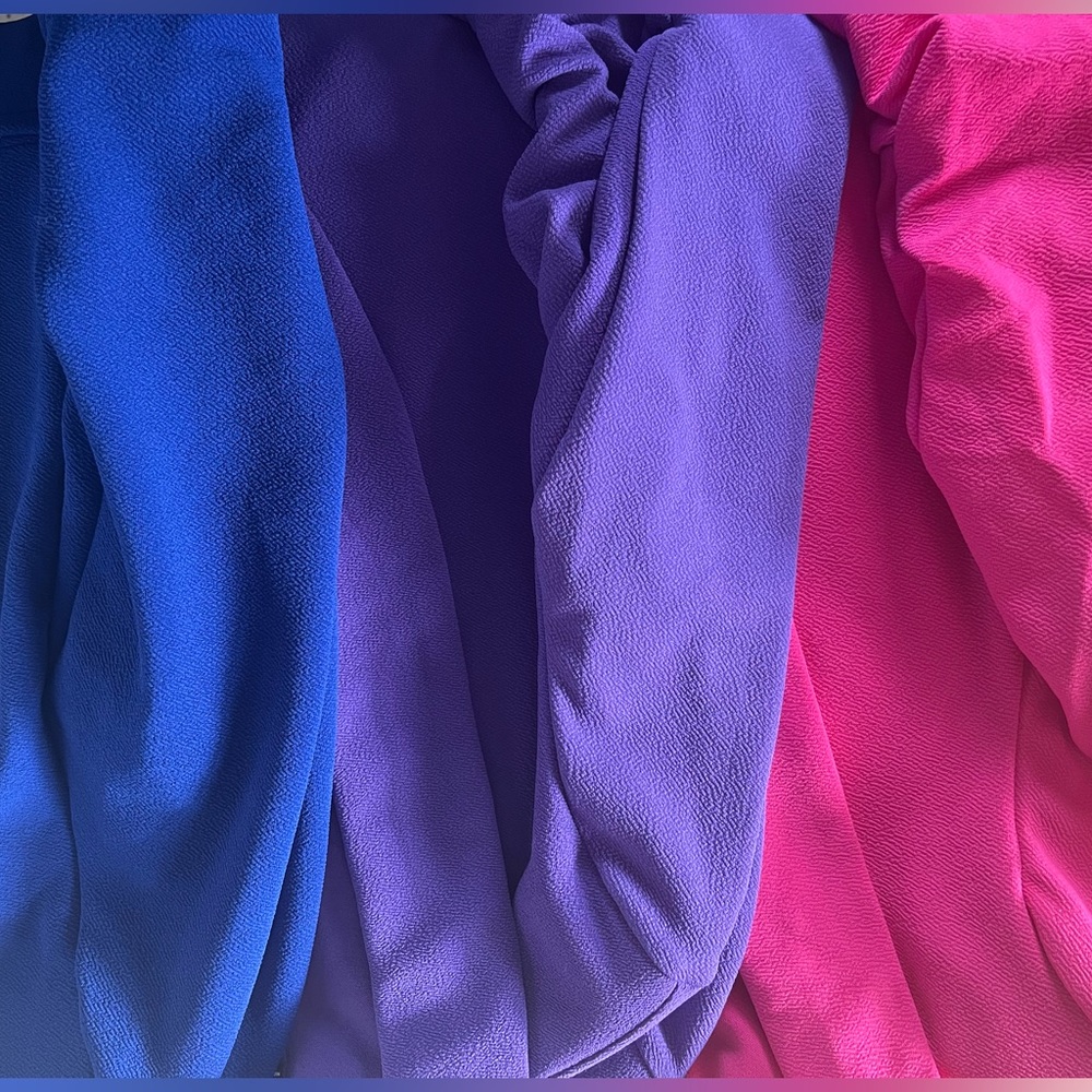 3 Blazers - pop of color - never worn